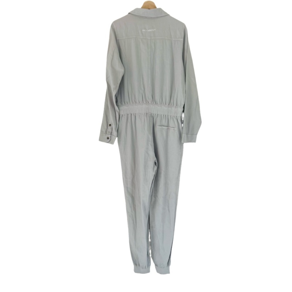 FAHERTY Arlie Day Jumpsuit in Stone Size M - Picture 9 of 11